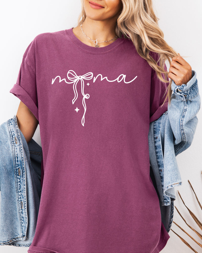 Mama Ribbon Comfort Colors T Shirt