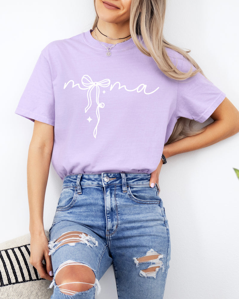 Mama Ribbon Comfort Colors T Shirt