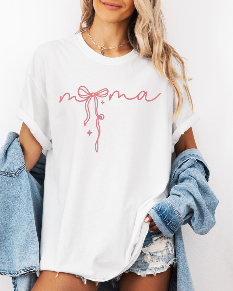 Mama Ribbon Comfort Colors T Shirt