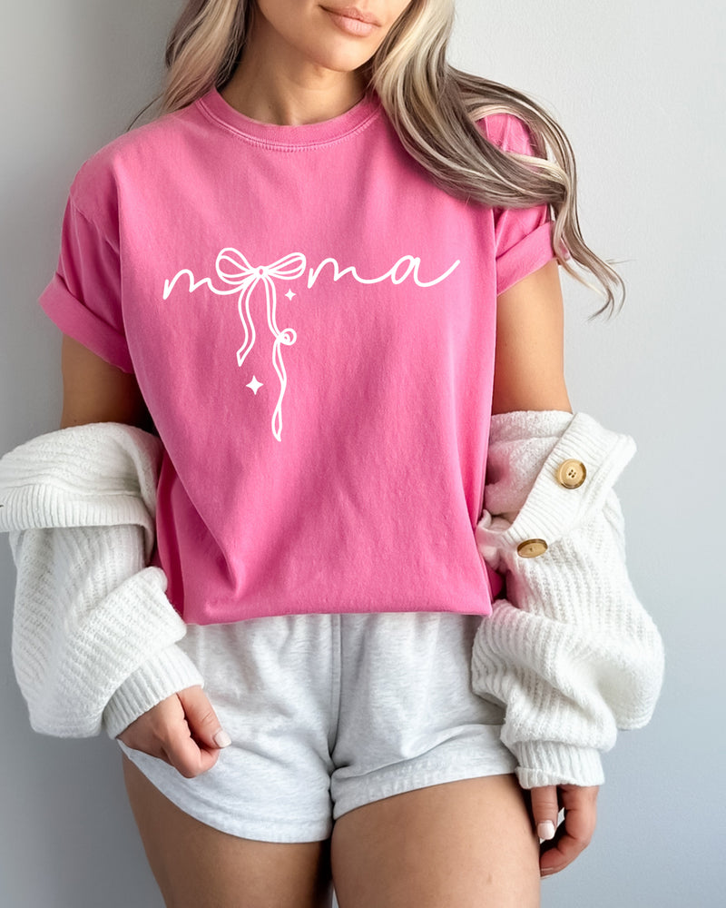 Mama Ribbon Comfort Colors T Shirt