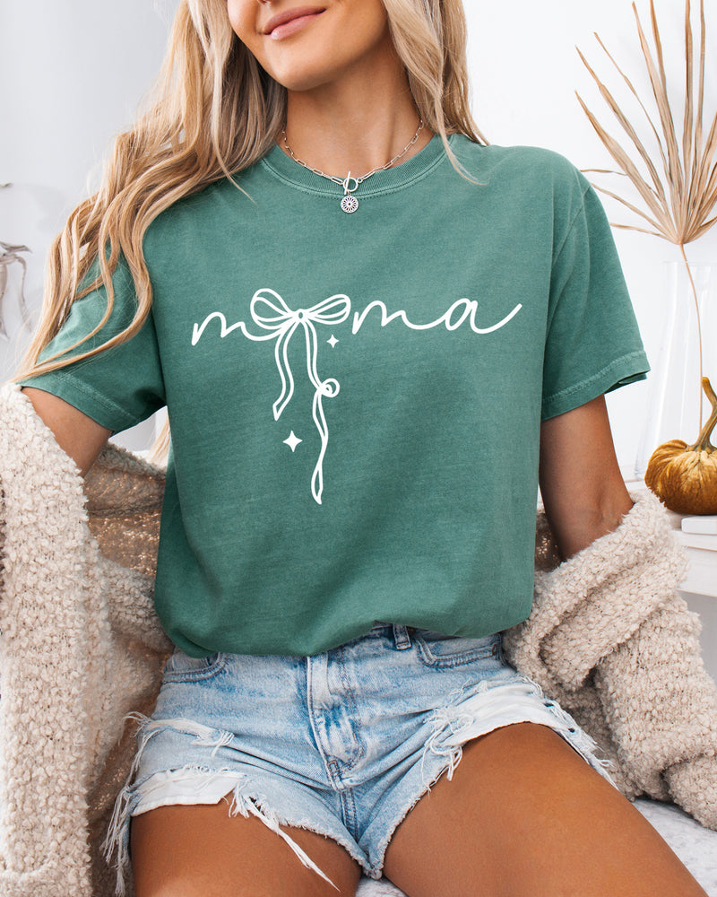 Mama Ribbon Comfort Colors T Shirt