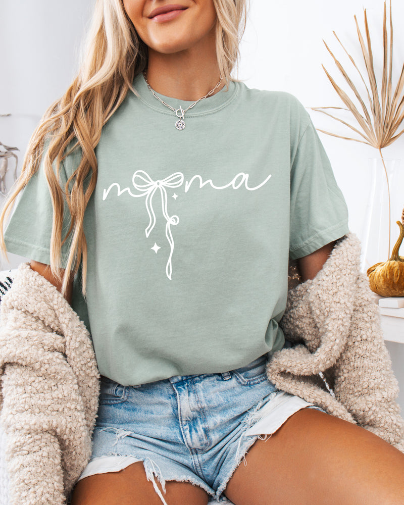 Mama Ribbon Comfort Colors T Shirt
