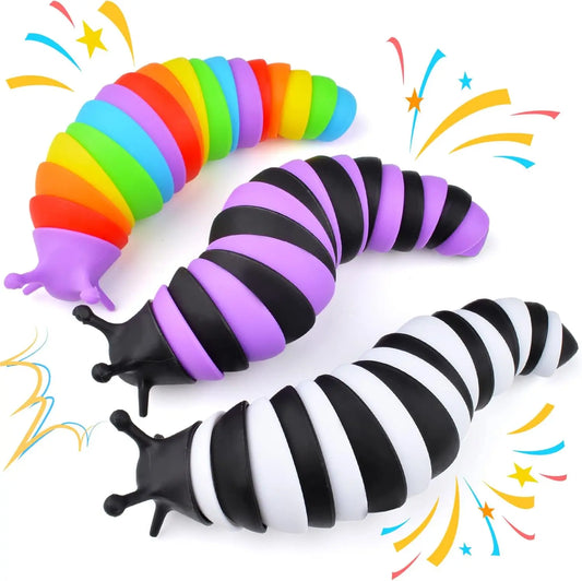 Slug Fidget Sensory Toy – Calming Stress Relief Toy for Kids with Sensory Needs & Travel