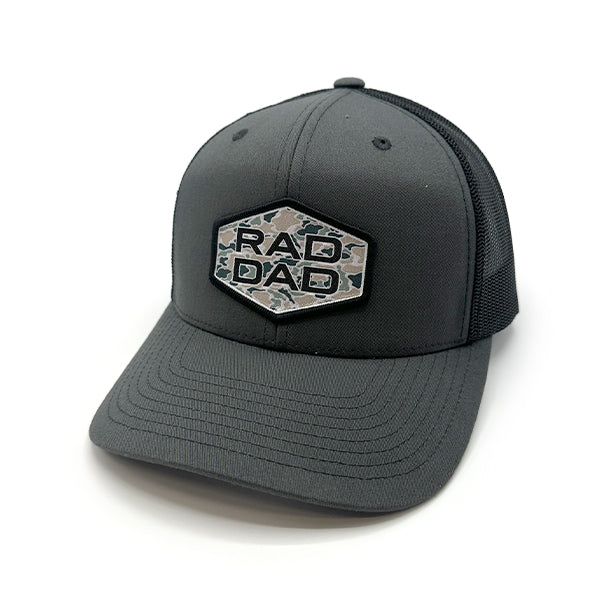 Rad Dad Duck Camo Trucker Hat | Woven Patch Snapback