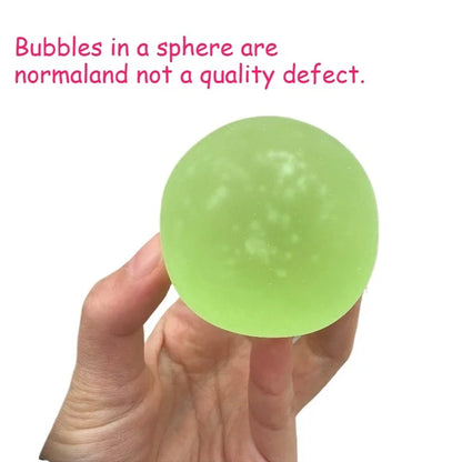 Squishy Blue Maltose Squeeze Toy | Transparent Mochi Sensory Fidget Toy