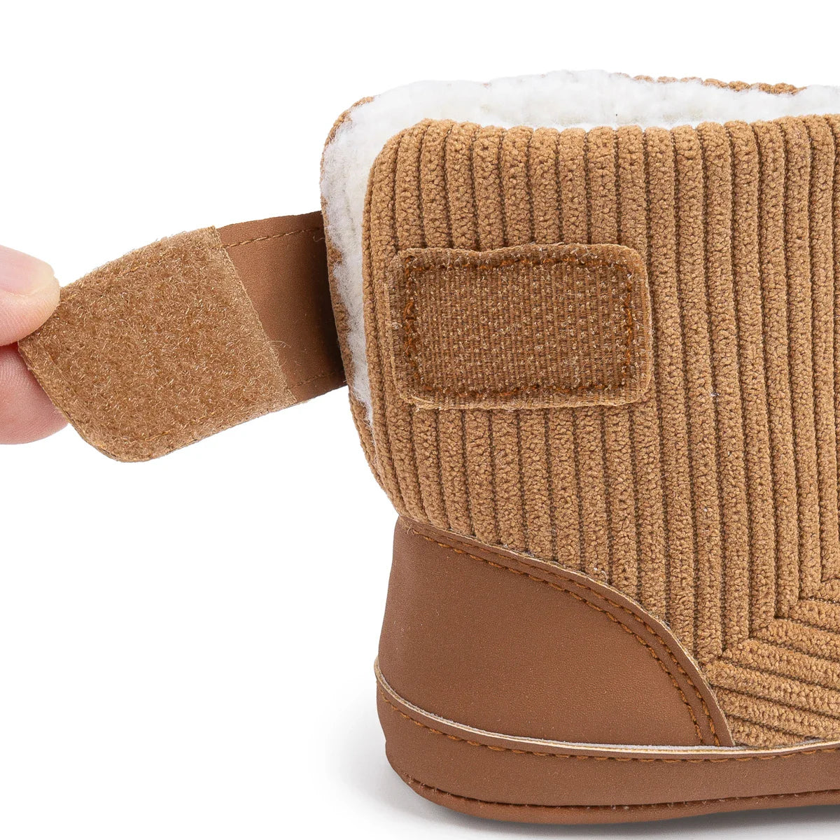 Newborn Baby Winter Boots – Soft Corduroy Booties