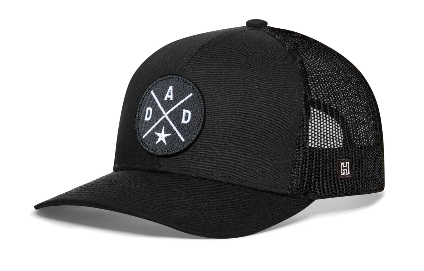 Dad Trucker Hat – Black Snapback | HAKA 5.0 Trucker