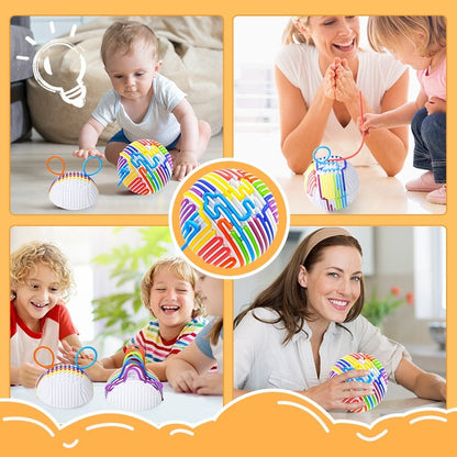 Sensory Activity Ball – Silicone Fidget Puzzle Toy for Stress Relief & Developmental Play