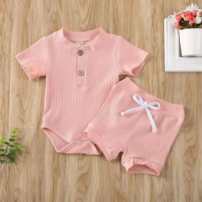 Baby Girl Ruffled Solid Color Sleeveless Backless Romper Jumpsuit Comfy Outfit Excellent Gift For Your Baby Girl