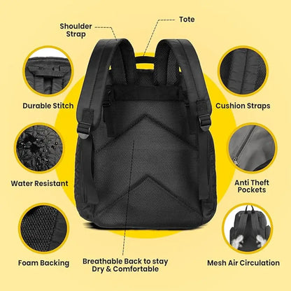 Baby on the Go Diaper Bag Backpack – Black