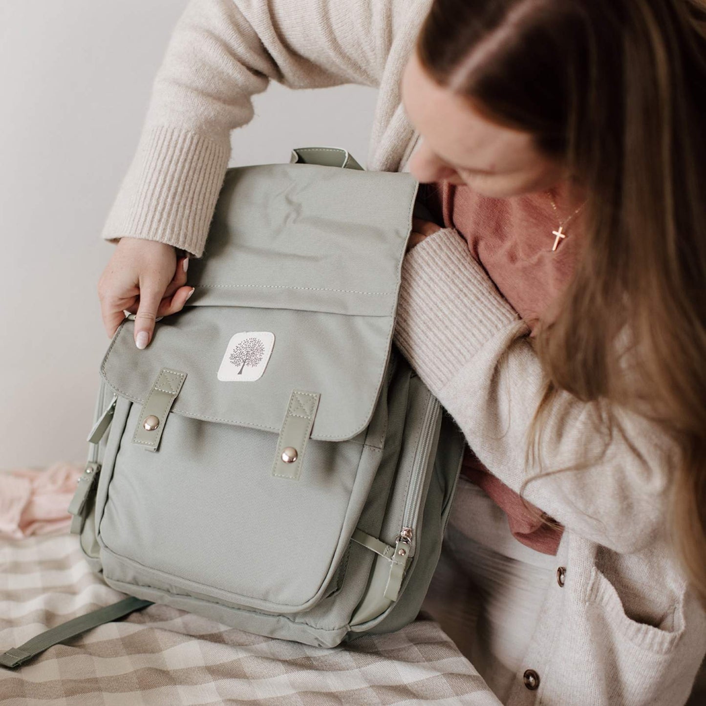 Birch Bag Diaper Backpack – 10+ Pockets, Insulated Bottle Pockets & Changing Pad Included