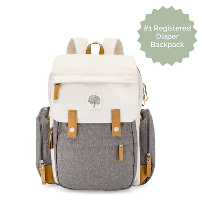 Birch Bag Diaper Backpack – 10+ Pockets, Insulated Bottle Pockets & Changing Pad Included