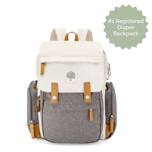 Birch Bag Diaper Backpack – 10+ Pockets, Insulated Bottle Pockets & Changing Pad Included