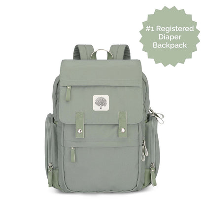 Birch Bag Diaper Backpack – 10+ Pockets, Insulated Bottle Pockets & Changing Pad Included