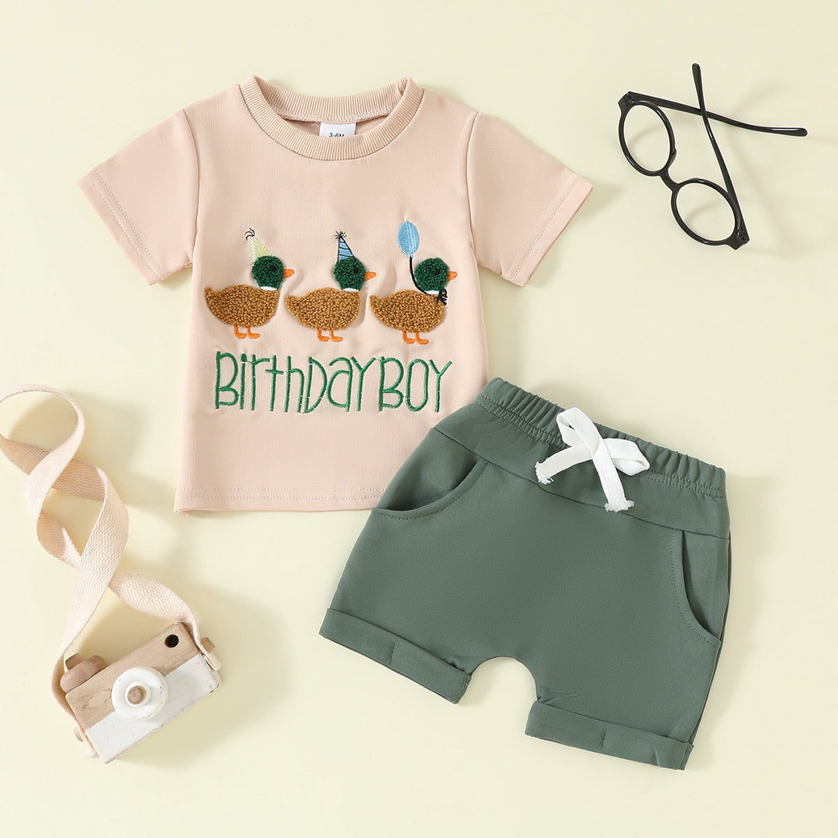 Boys Soft Cotton Short Sleeve & Shorts Set | 10+ Fun Prints