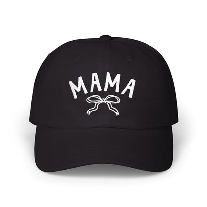 Cute Mama Embroidered Hat with Bow | Gift for New Moms & Mothers Day