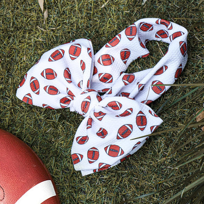 7'' Baby Girls Headbands Football Sports Bow Wide Headbands Hairbands Game Day Sports Hair Accessories Gift for Newborn Infant Toddlers Kids