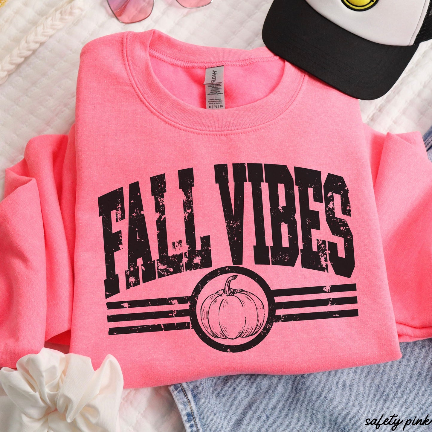 Fall Vibes Sweatshirt | 8 Colors, Sizes S–3X
