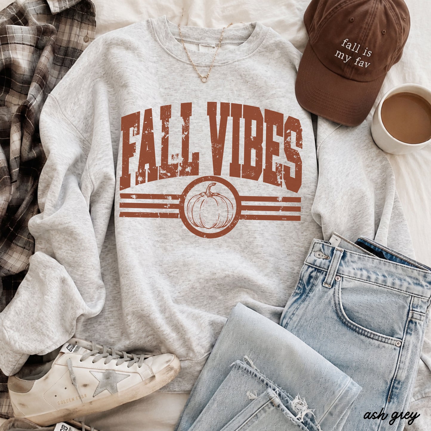 Fall Vibes Sweatshirt | 8 Colors, Sizes S–3X