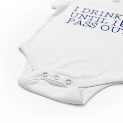 Funny Baby Boy Shirt - Newborn Baby Boy Gift - New Baby Boy Blue Outfit