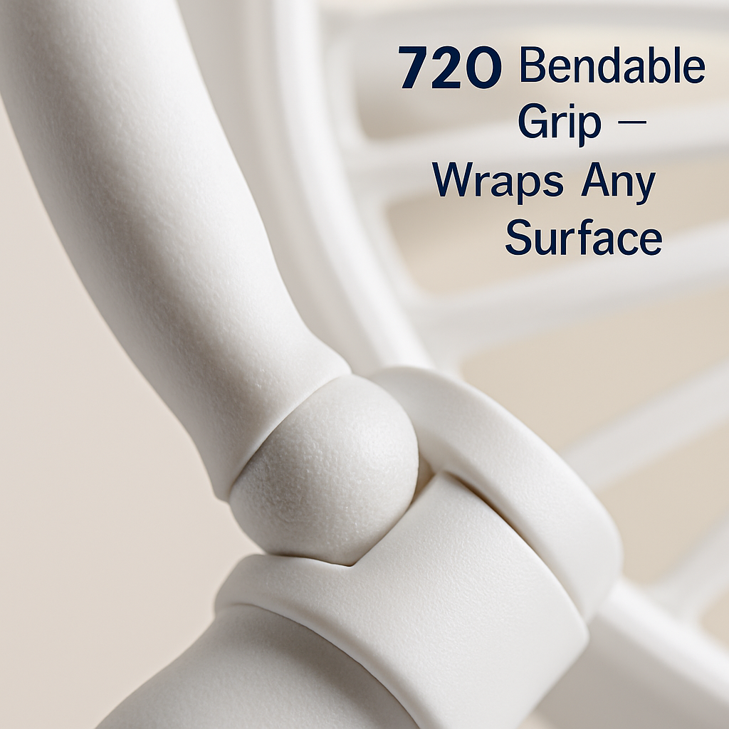 Portable Baby Stroller Fan – 9Hr Battery, 720° Flexible Clip-On, 3 Speeds