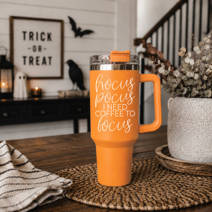 Hocus Pocus 40oz Tumbler | Halloween Insulated Coffee Cup by Gia Roma