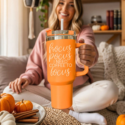 Hocus Pocus 40oz Tumbler | Halloween Insulated Coffee Cup by Gia Roma