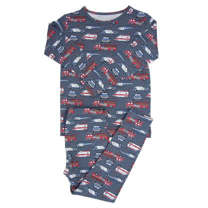 Iron Man Big Kid Pajama Set | Long Sleeve Kids PJ by Sweet Bamboo