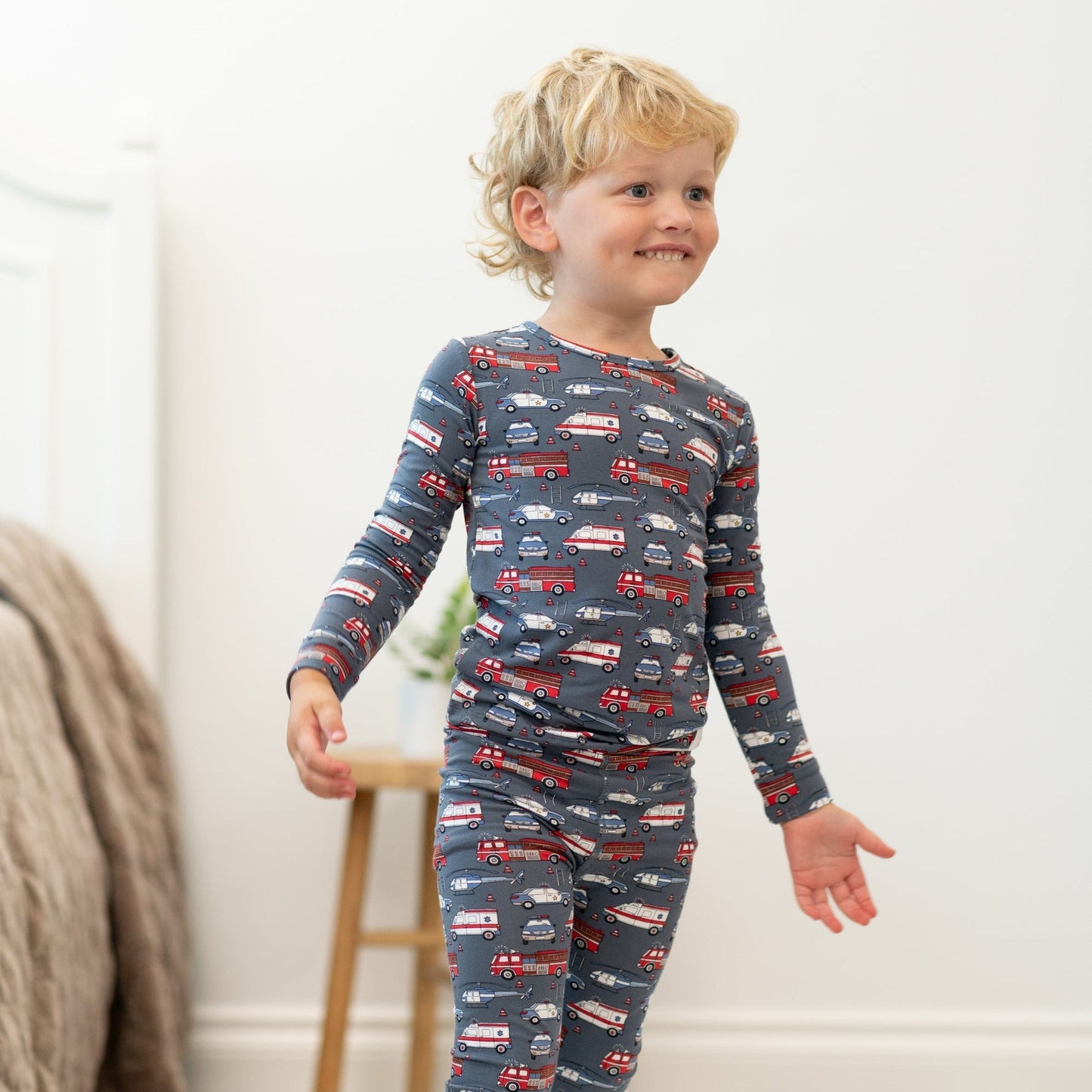 Iron Man Big Kid Pajama Set | Long Sleeve Kids PJ by Sweet Bamboo