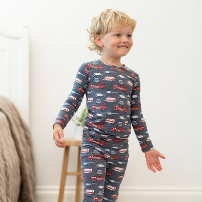 Iron Man Big Kid Pajama Set | Long Sleeve Kids PJ by Sweet Bamboo