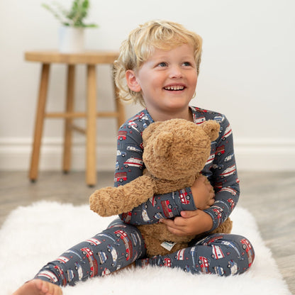 Iron Man Big Kid Pajama Set | Long Sleeve Kids PJ by Sweet Bamboo
