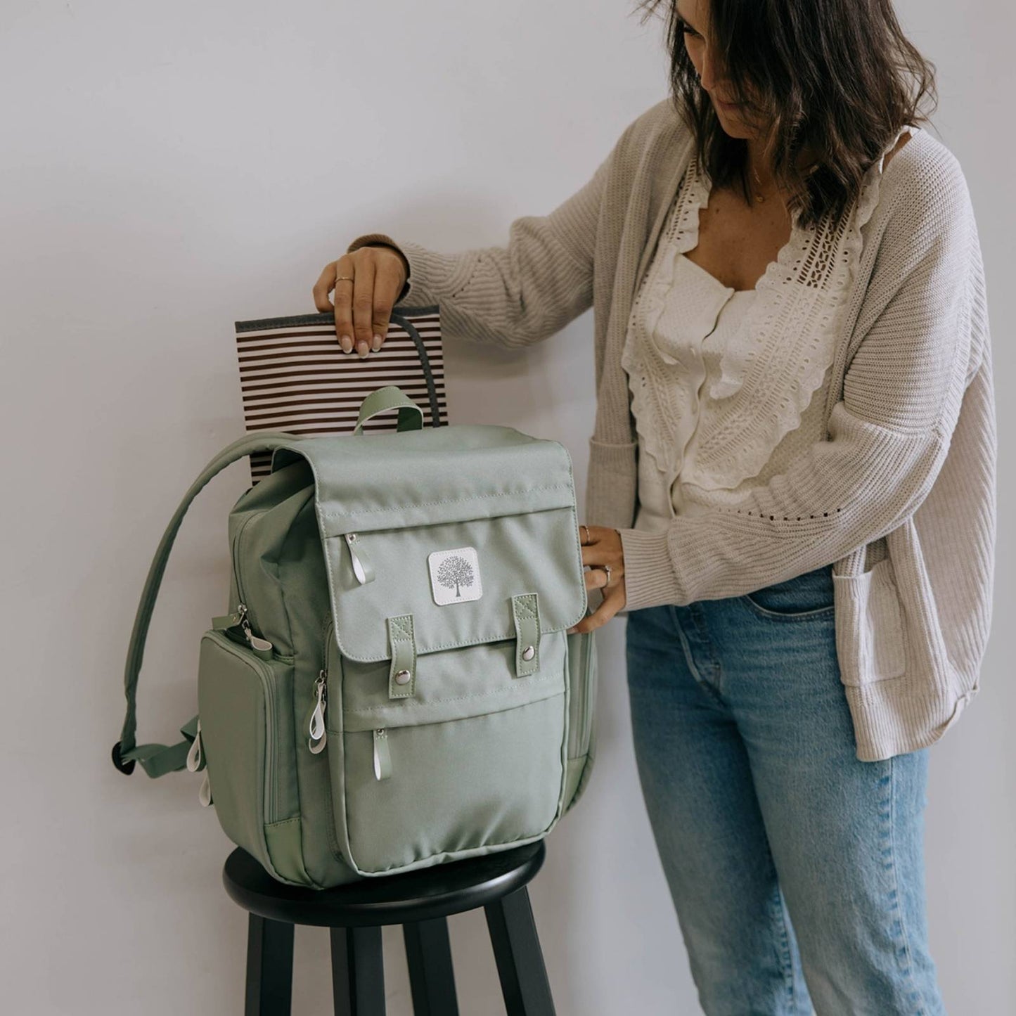 Birch Bag Diaper Backpack – 10+ Pockets, Insulated Bottle Pockets & Changing Pad Included