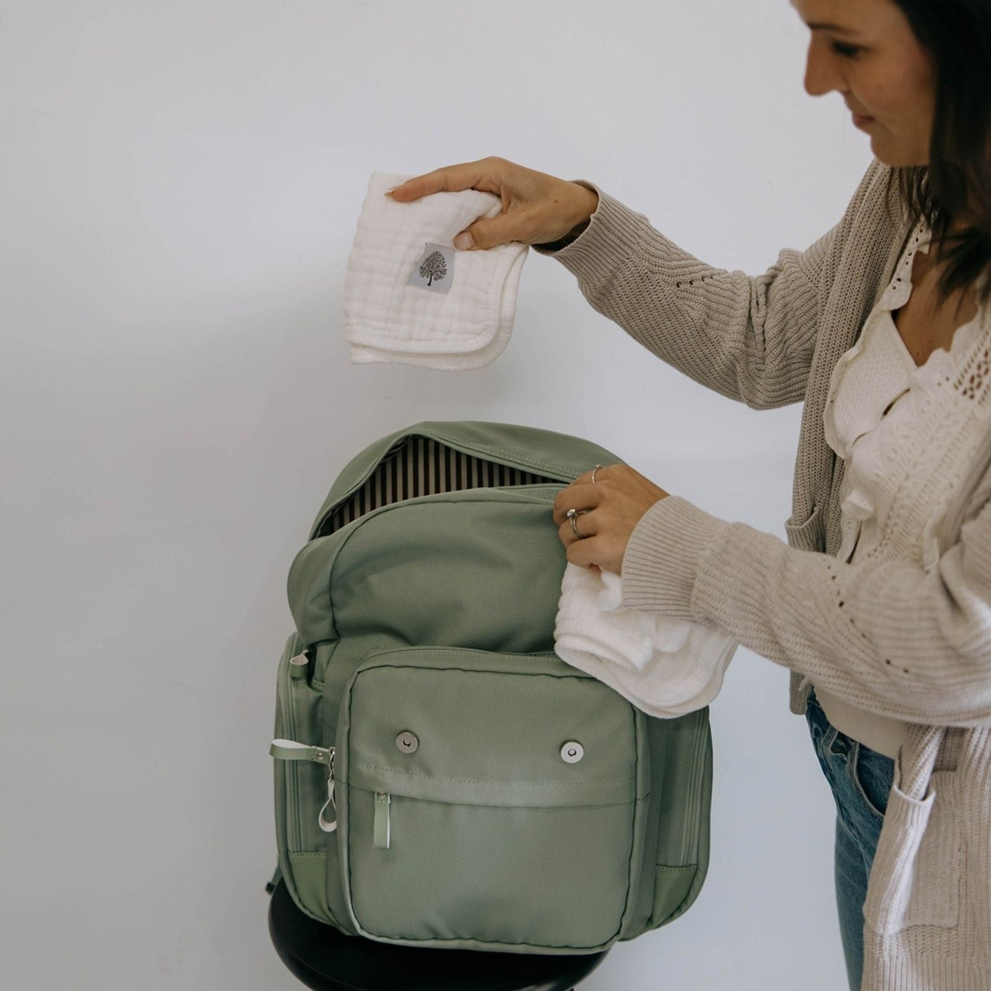 Birch Bag Diaper Backpack – 10+ Pockets, Insulated Bottle Pockets & Changing Pad Included