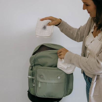 Birch Bag Diaper Backpack – 10+ Pockets, Insulated Bottle Pockets & Changing Pad Included
