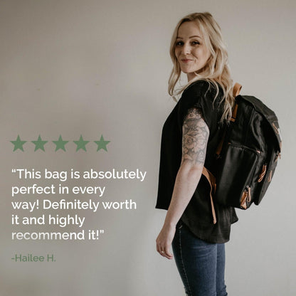 Birch Bag Diaper Backpack – 10+ Pockets, Insulated Bottle Pockets & Changing Pad Included